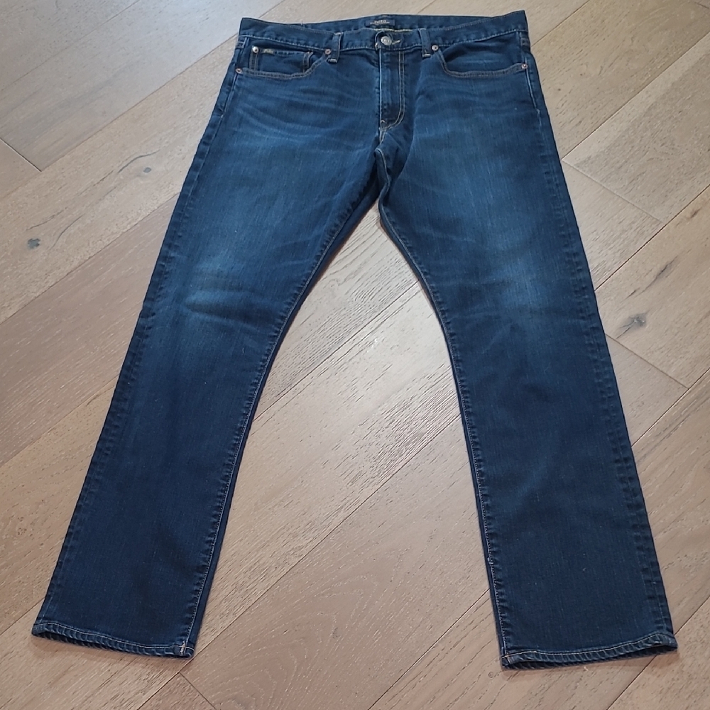 Polo Ralph Lauren The Varick Slim Straight Jean Men's sz 36/34* Dark Wash Denim